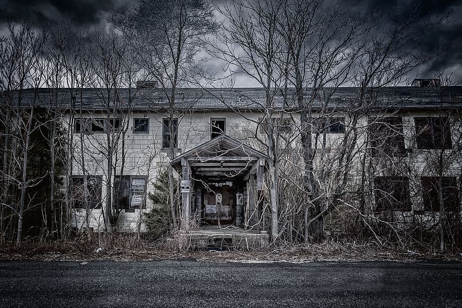 haunted house, hunted, abandoned, ghostly, architecture, built structure, HD wallpaper
