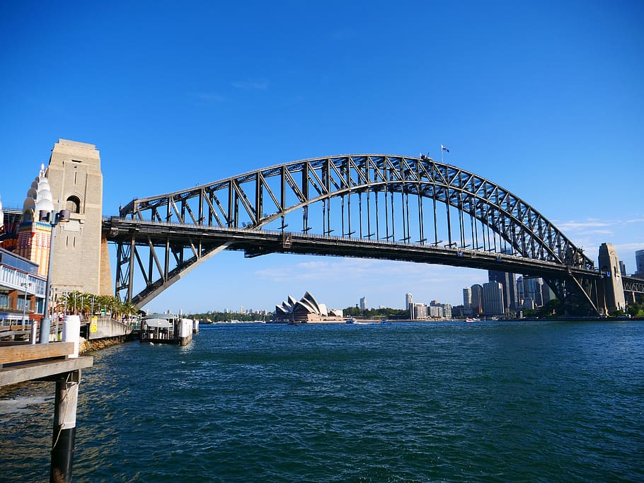australia, sydney, architecture, built structure, connection HD wallpaper