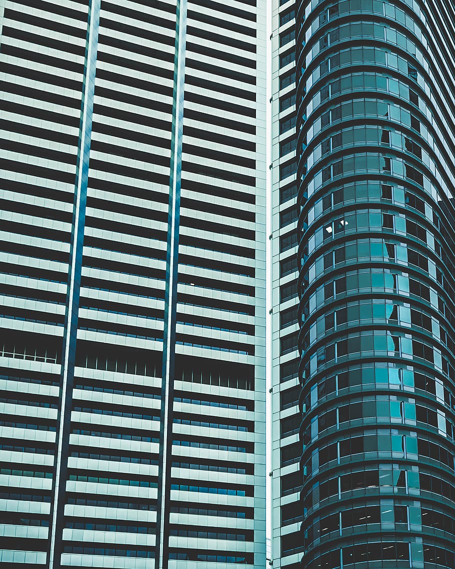 high rise building, office building, urban, town, city, architecture HD wallpaper