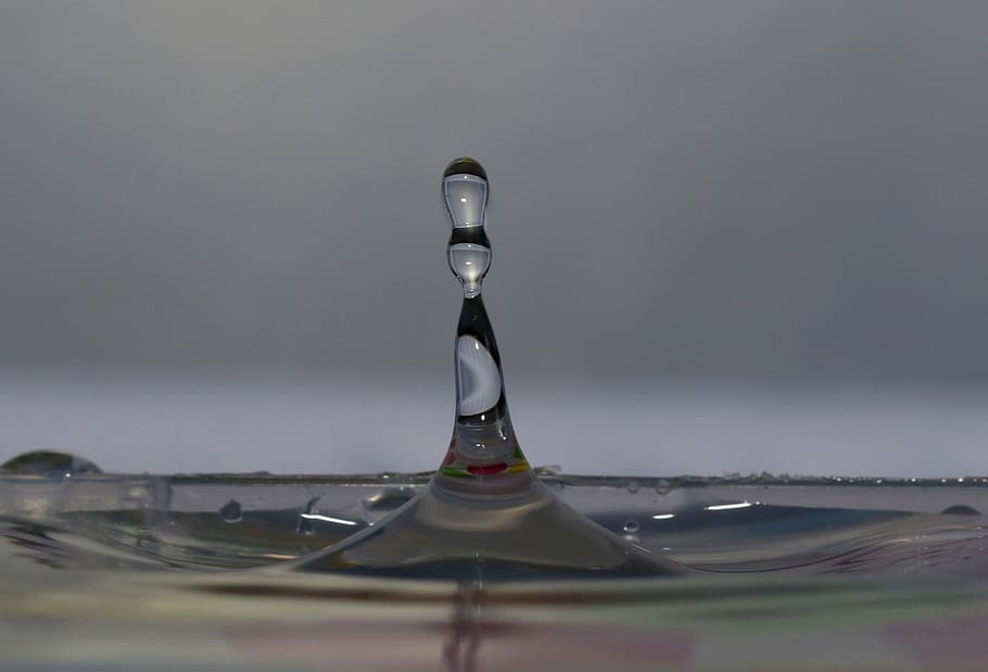 drops, splash, coloring, water, macro, splashing, no people HD wallpaper