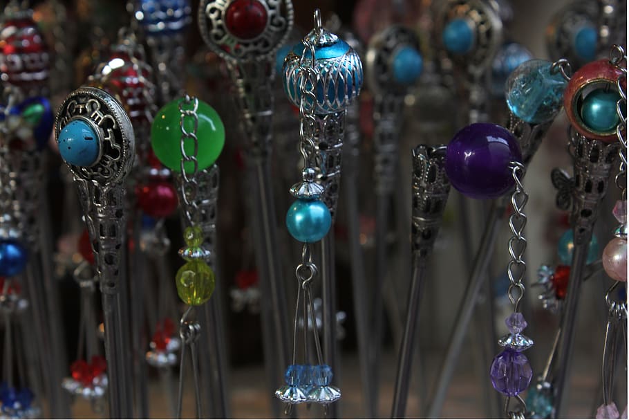 headwear, choice, variation, retail, no people, focus on foreground HD wallpaper