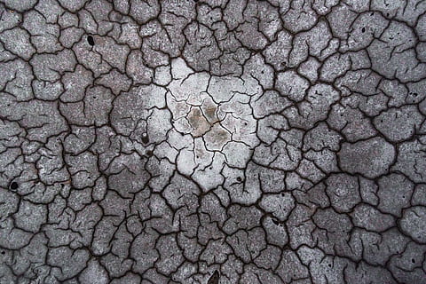 cracked soil, climate change, texture, drone view, desert, wallpaper HD wallpaper