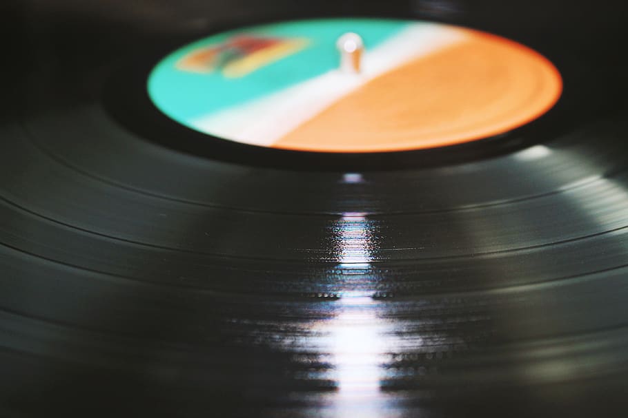vinyl disc, music, record, arts culture and entertainment, turntable HD wallpaper