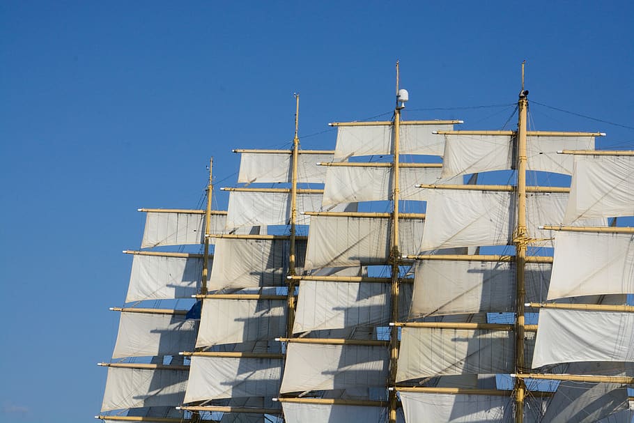 italy, sicily, sunset, clipper, ship, flagship, sail, sky, architecture HD wallpaper