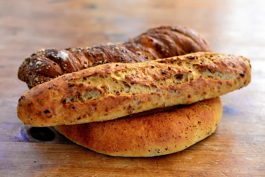 bread, baguette, crispy, delicious, breakfast, baked, bakery HD wallpaper