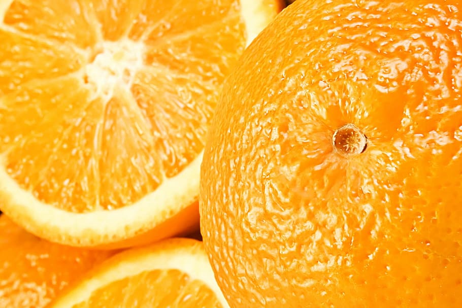 orange, fruit, heap, ripe, diet, organic, yellow, studio, pile HD wallpaper