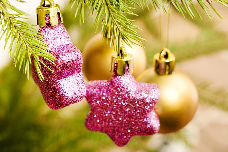 background, ball, bauble, blue, blur, bright, celebration, christmas HD wallpaper