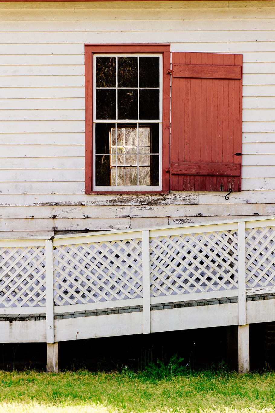 brown wooden window, building exterior, architecture, built structure HD wallpaper