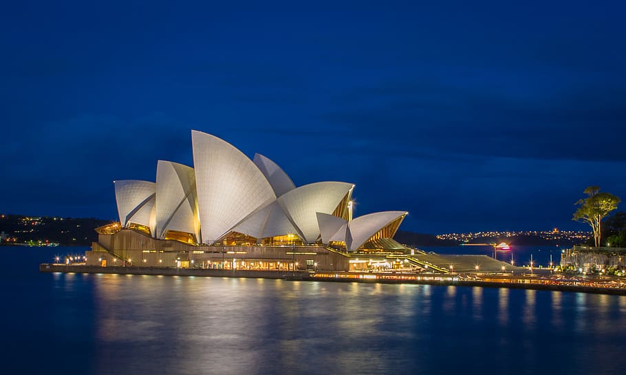 HD wallpaper: Sydney opera house, architecture, city, building exterior ...