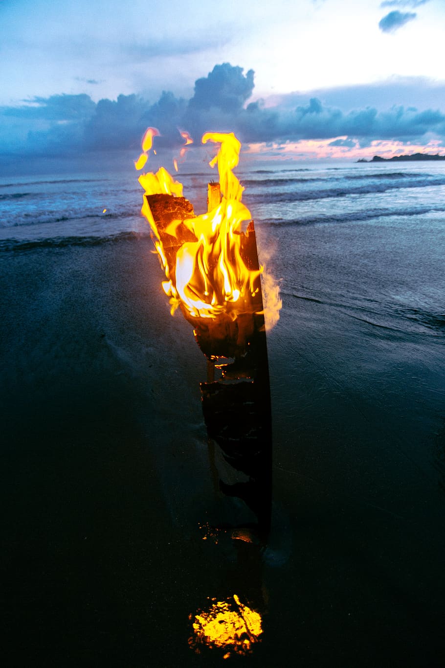 mexico, san blas, burning, fire, heat - temperature, flame HD wallpaper