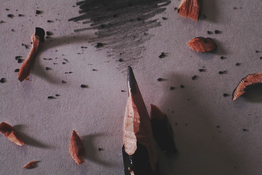 pencil, draw, drawing, write, writing, lead, graphite, sharp HD wallpaper