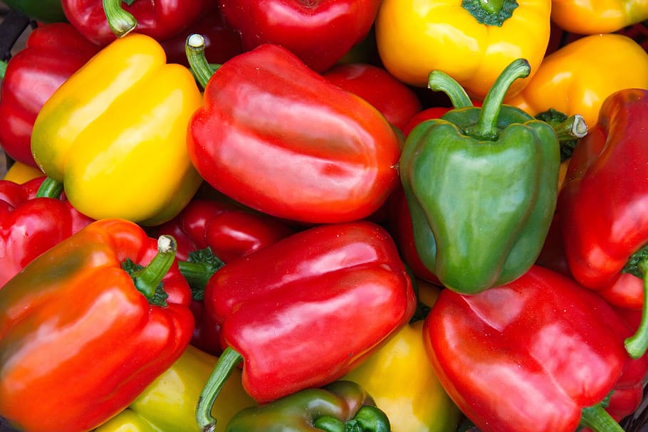 vegetable, chilli, bell pepper, food, food and drink, red, freshness HD wallpaper