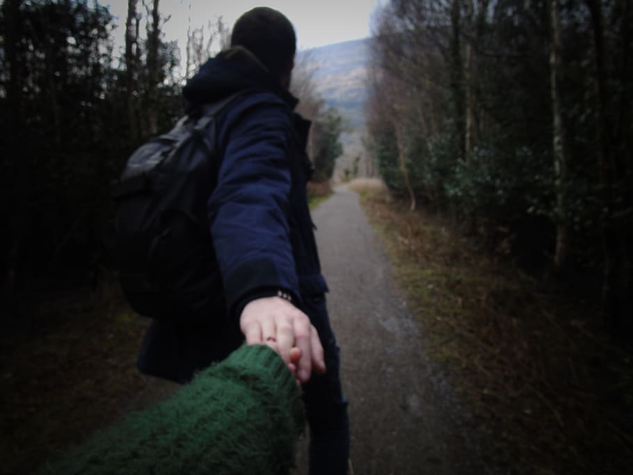 love, tree, one person, plant, clothing, real people, rear view HD wallpaper