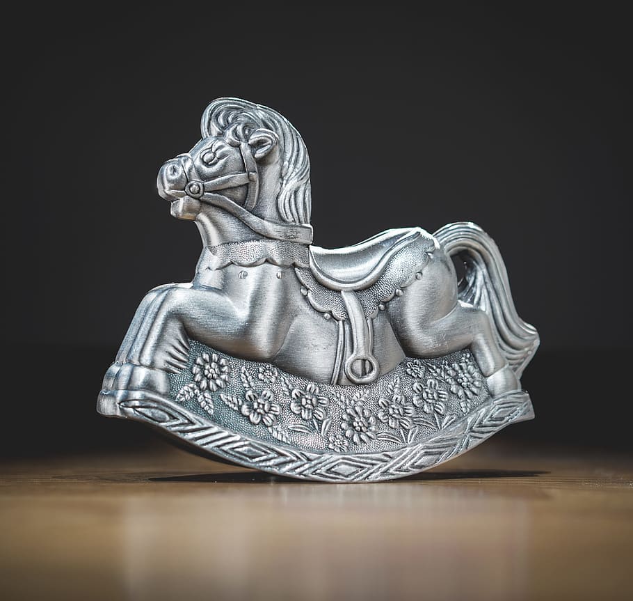 figure, horse, sculpture, object, carved, metallic, art and craft HD wallpaper