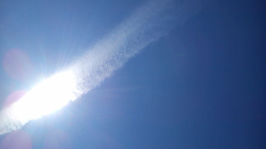 sun, blue, sunshine, sky, low angle view, cloud - sky, sunlight HD wallpaper
