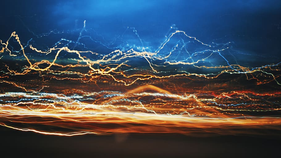 kenya, nairobi, light, flash, nights, long exposure, motion HD wallpaper