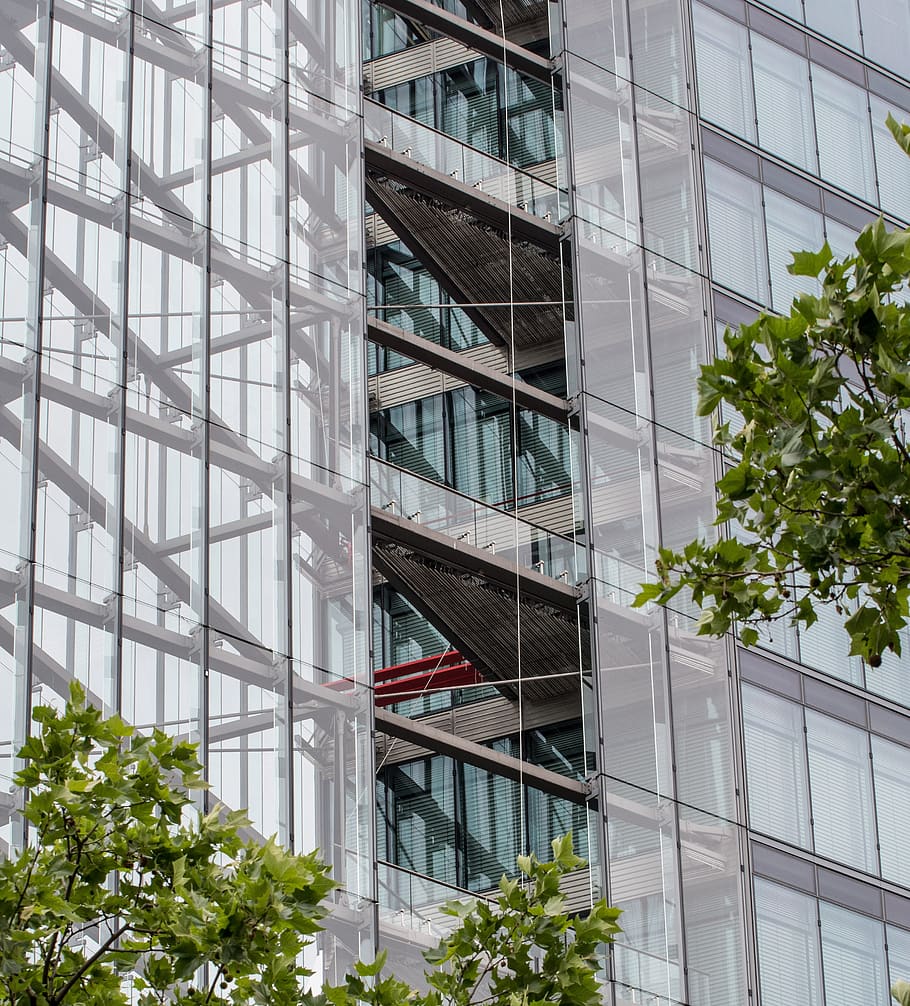 facade, glass facade, architecture, skyscraper, building, modern HD wallpaper
