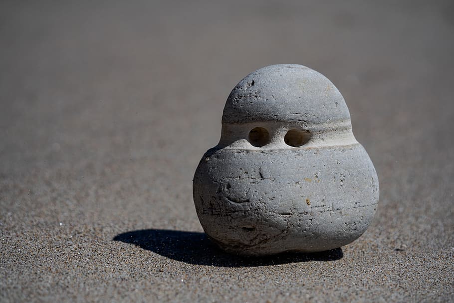 united states, half moon bay, pebble, sand, stone, shadow, ninja turtle, HD wallpaper