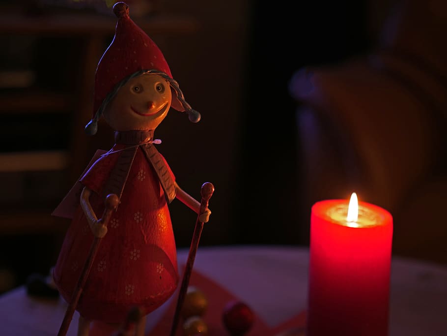 candlelight, advent, holzfigur, carved, christmas decoration HD wallpaper