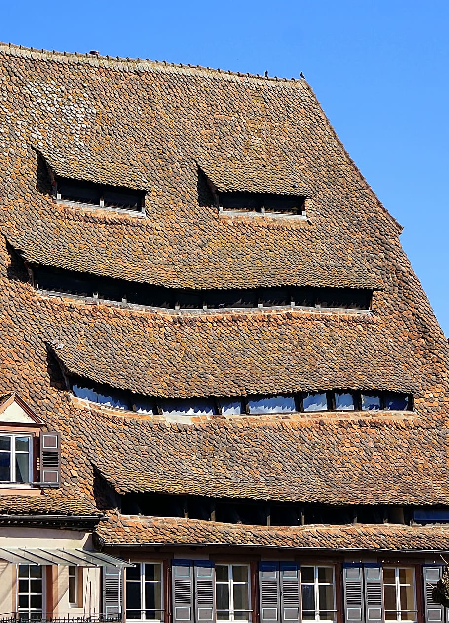 roof, old, historically, bricks, architecture, building exterior HD wallpaper