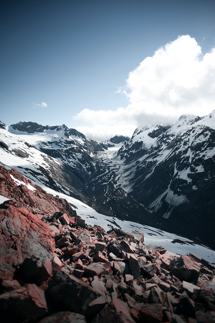 icy moutnain scenery, nature, mountain, outdoors, ice, snow, glacier HD wallpaper
