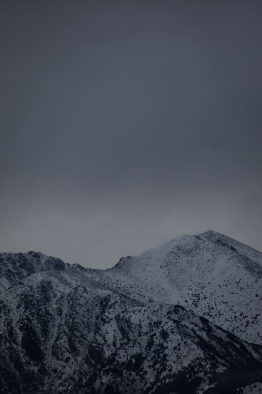mountain, winter, sky, snow, beauty in nature, cold temperature HD wallpaper