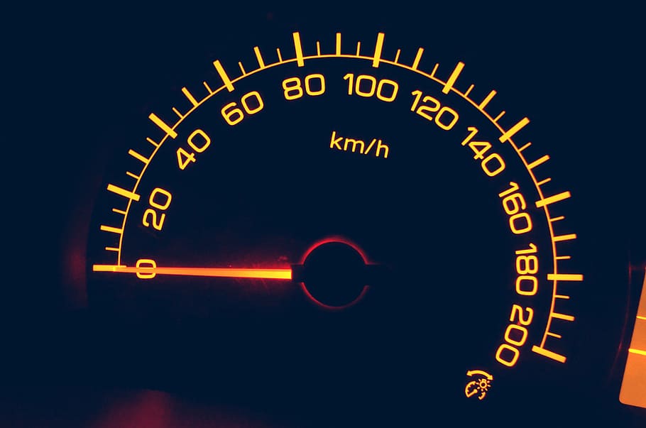 Speedometer, automobile, automotive, cars, technology, number, HD wallpaper