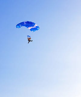 blue, diving, extreme, falling, fly, flyer, dom, jumping, men HD wallpaper