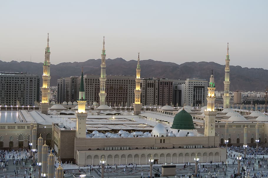 masjid nabawi, i've to medina, minaret, hz, mohammed, islam