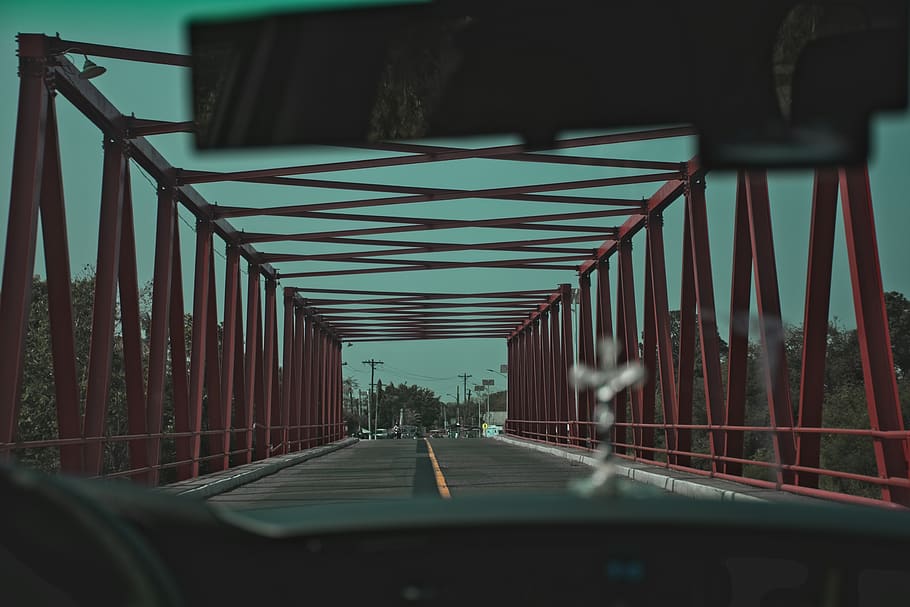 bridge, transportation, car, mode of transportation, motor vehicle HD wallpaper