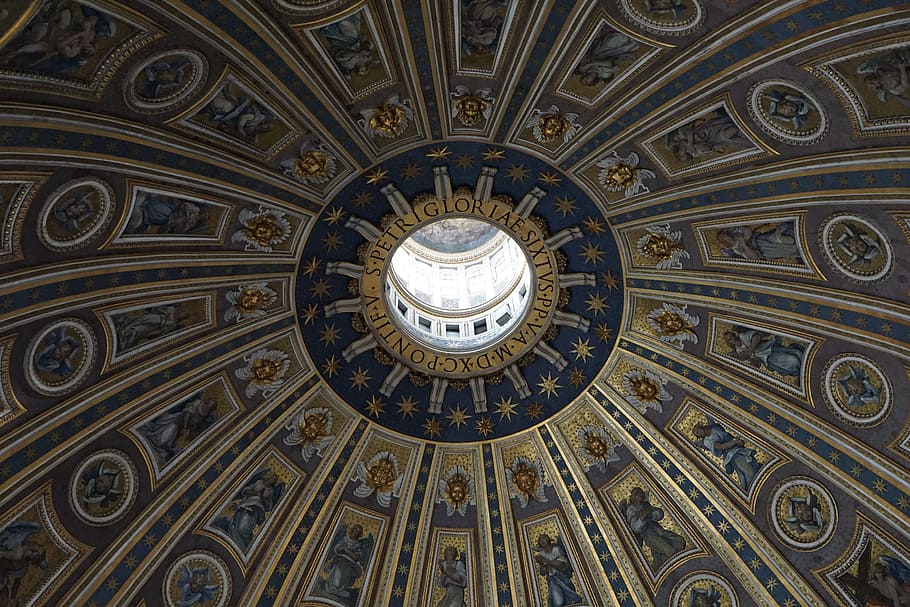 basilica, peter, building, dome, construction, architecture HD wallpaper