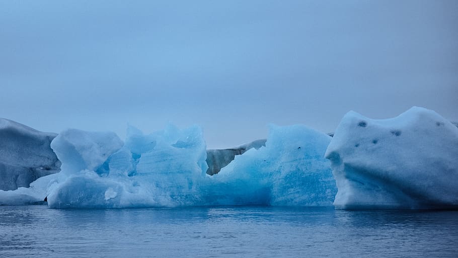 iceland, cold temperature, water, frozen, winter, glacier, environment HD wallpaper