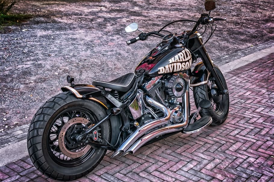 harley, harley davidson, motorcycle, machine, dom, two wheeled vehicle HD wallpaper