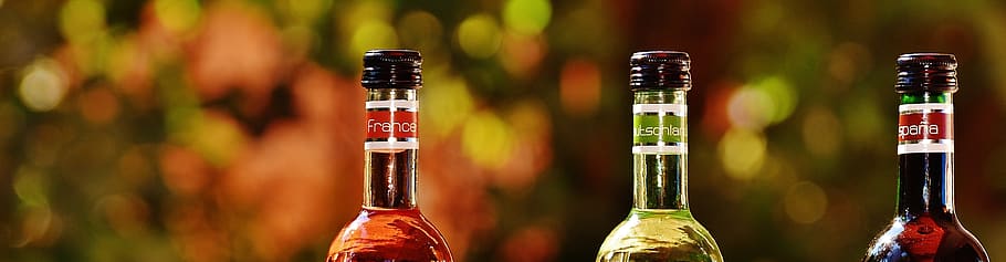 Three Assorted-brand Liquor Bottles, alcohol, beer, beverage HD wallpaper