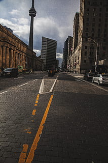 canada, toronto, street, bricks, lane, path, walk, ontario HD wallpaper
