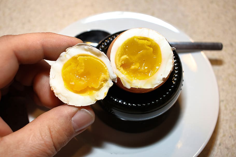 egg, yolk, protein, breakfast, hen's egg, healthy, egg yolk HD wallpaper