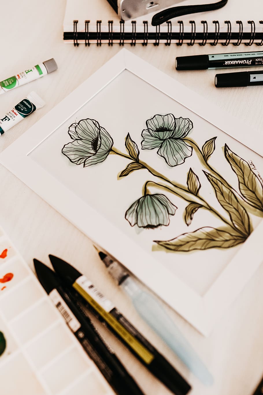 How to draw Flower sketch using pen  Easy drawing for beginners  YouTube