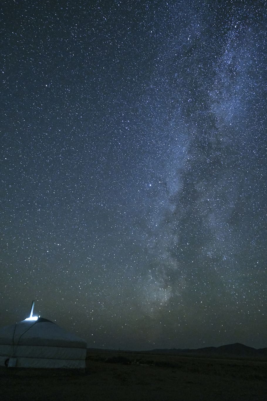 mongolia, night, star - space, sky, astronomy, scenics - nature HD wallpaper