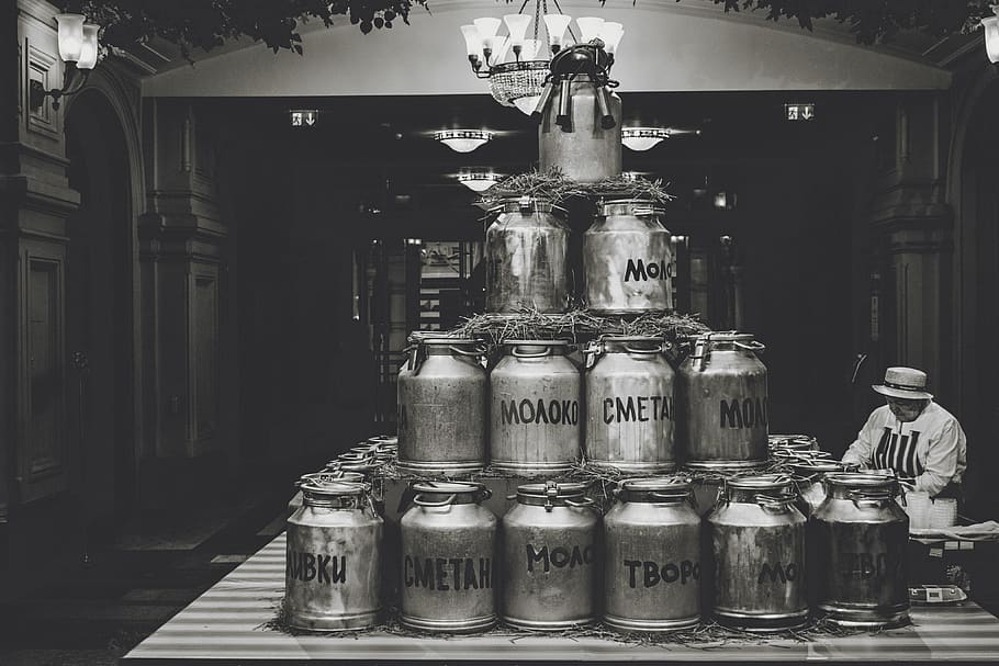 person, human, can, tin, milk can, bottle, shop, art, sad, sadness HD wallpaper