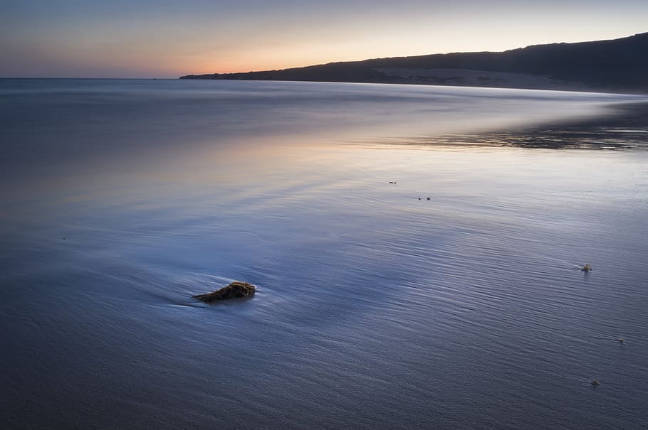 Body of Water during Sunset, beach, dawn, dusk, long exposure HD wallpaper