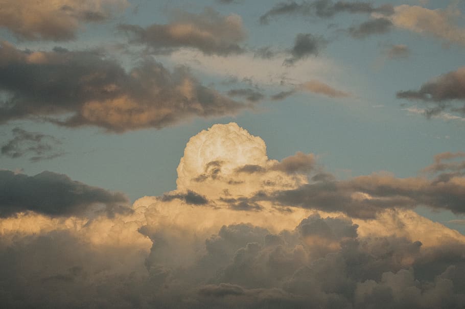 nimbus clouds, cloud - sky, beauty in nature, scenics - nature HD wallpaper
