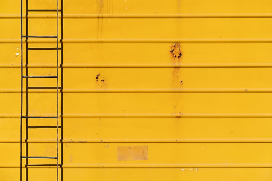 white lined paper with ladder drawing, yellow, full frame, backgrounds HD wallpaper