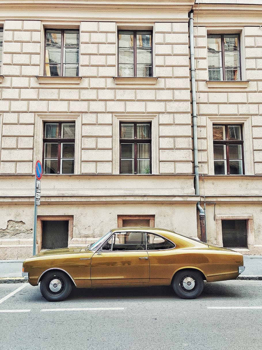 budapest, hungary, gold, auto, style, vintage, street, retro HD wallpaper
