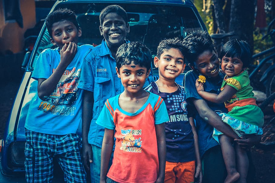 india, kottayam, smiling, child, innocent, babys, black, equality, HD wallpaper