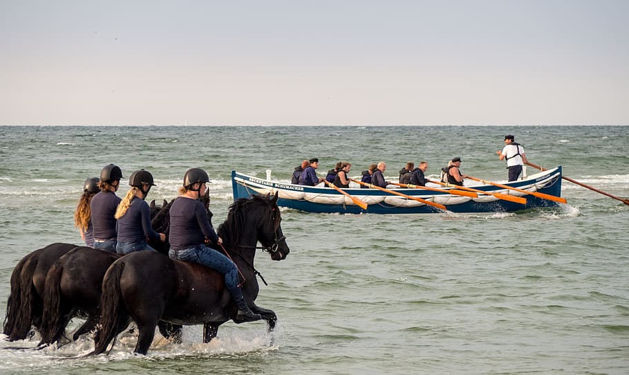 netherlands, oosterend terschelling, rescueboat, secretaris schumacher, HD wallpaper