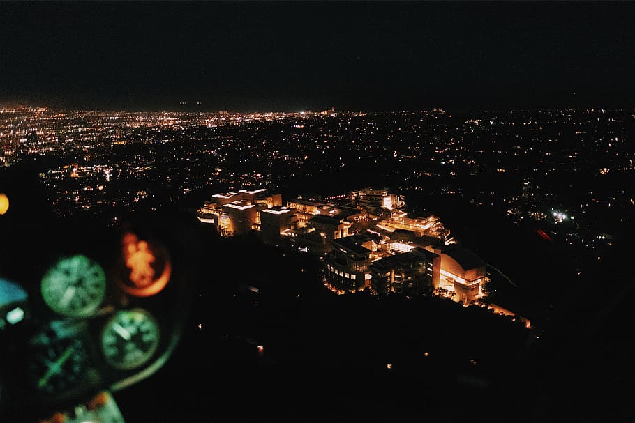 city night view, landscape, nature, outdoors, scenery, urban HD wallpaper
