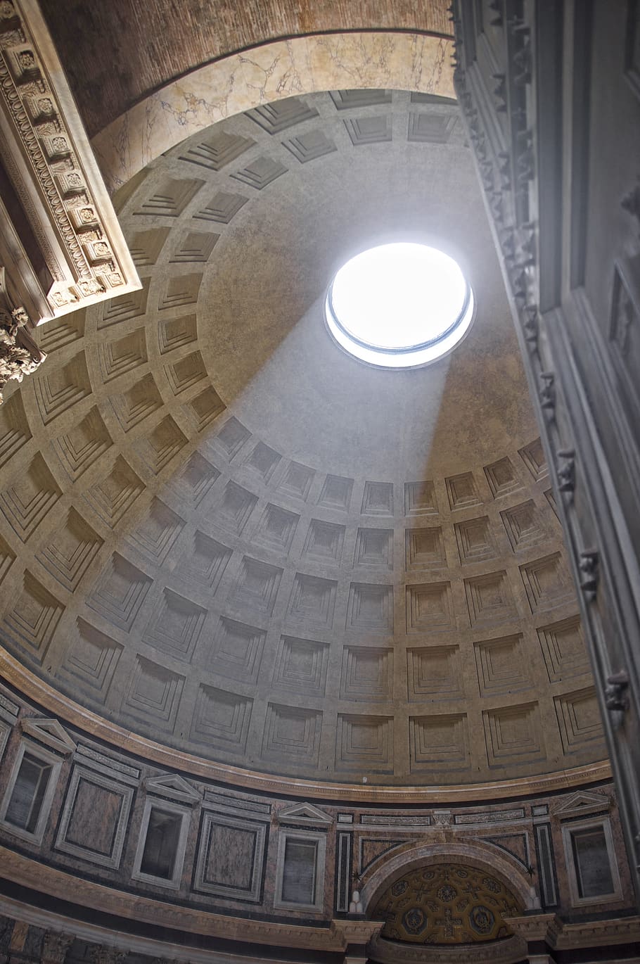 pantheon, architecture, ancient, building, italy, europe, rome HD wallpaper