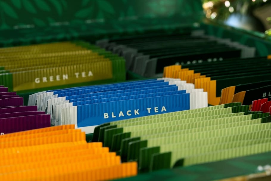tea, tea collection, black tea, selection, diagram, business HD wallpaper