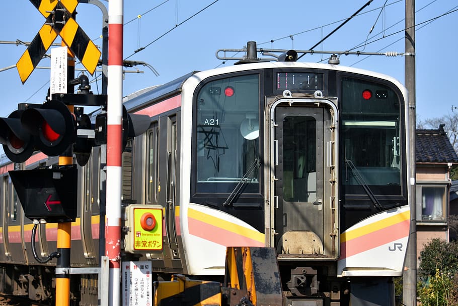 traffic, vehicle, train, electric train, travel, natural, landscape HD wallpaper