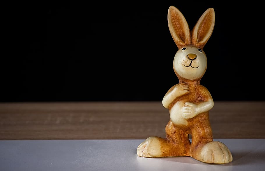 hare, figure, funny, easter, decoration, spring, easter theme HD wallpaper